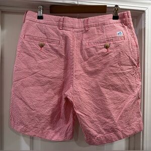 Southern Tide StripedSeersucker Flat Front Shorts Size 34  🐠